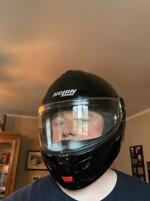 Nolan N102 Full Face Helmet | Clear Visor | Black | Size XL | On-Road