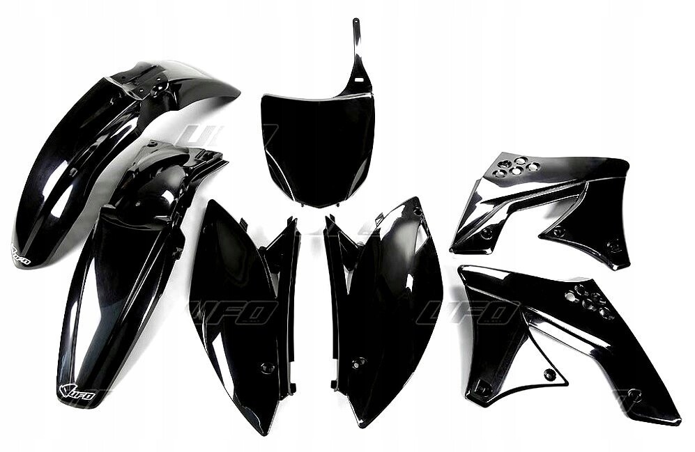 Kit plastique de remplacement noir pour carrosserie KXF 250 abîmée