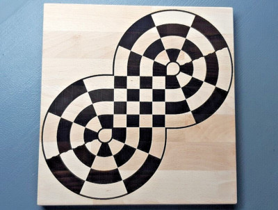 Infinity Chess, Buchenholz, Handarbeit Made in Italy