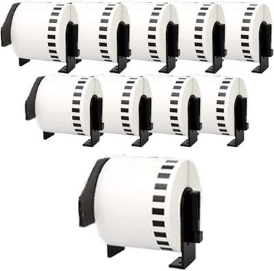 Molabel Address Label DK-22205 DK22205 10Pack Rolls (Endless) Compatible with Br