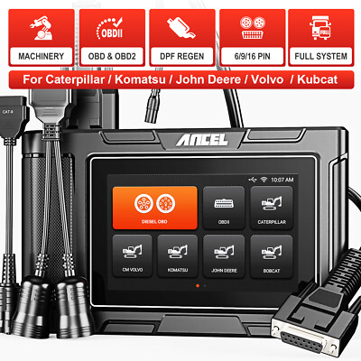 ANCEL HD3600 Plus Heavy Duty Truck OBD Scanner Diagnostic DPF for Caterpillar