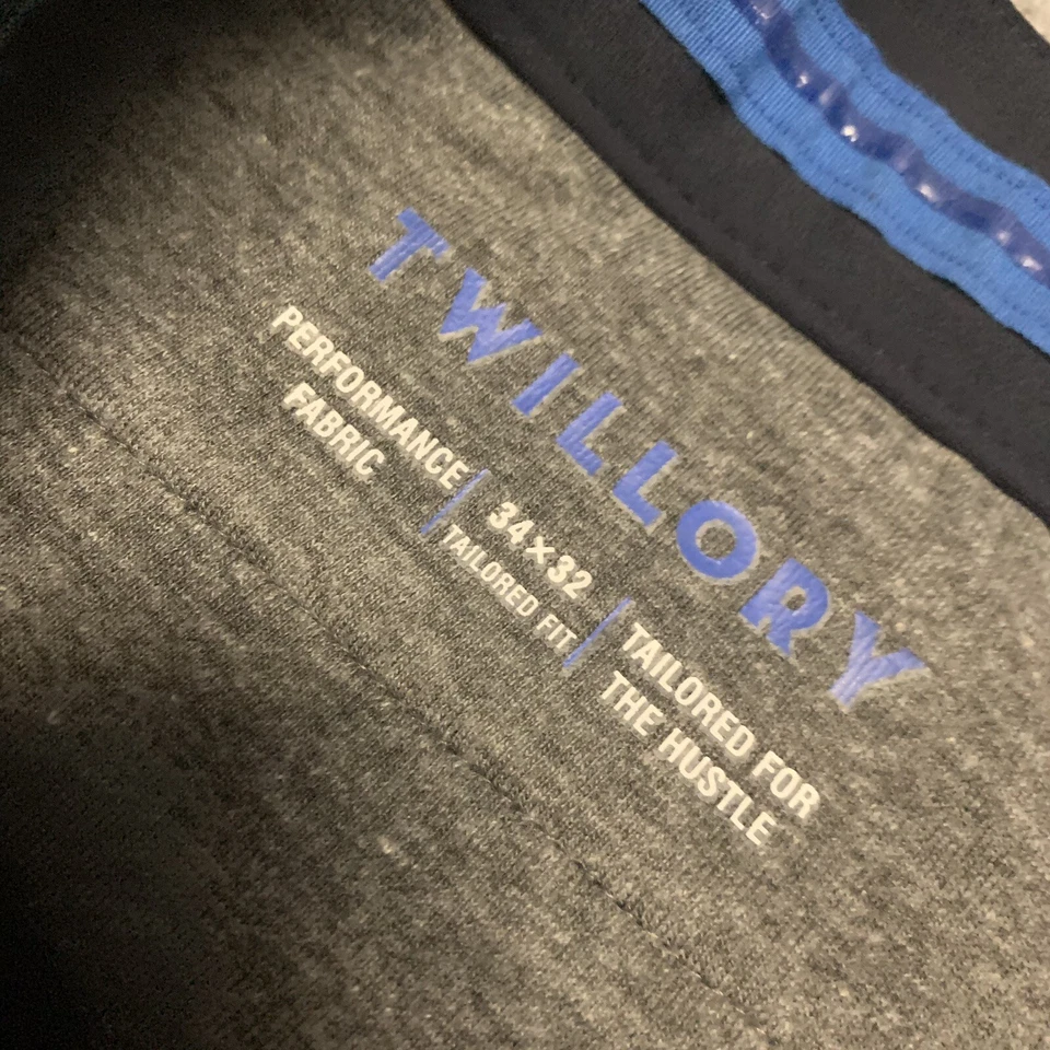 Pantalones informales para hombre Twillory Performance calce a medida atletismo golf talla 34x32 Foto 4 de 4