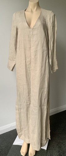 Bassike Linen Maxi Dress Kaftan Long 