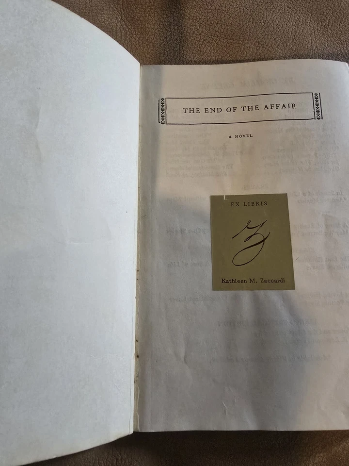 Vintage 1972 The End of the Affair by Graham Greene - Softcover - Viking Press - Image 4 of 4
