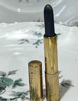 VINTAGE MAX FACTOR  HI FI EYE SHADOW STICK GOLD TUBE IRIDEDESCENT GRAY NEW