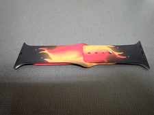 NWOT Projects Watches Flames PJT-BAND-DP10S 38/40mm Silicone Band 