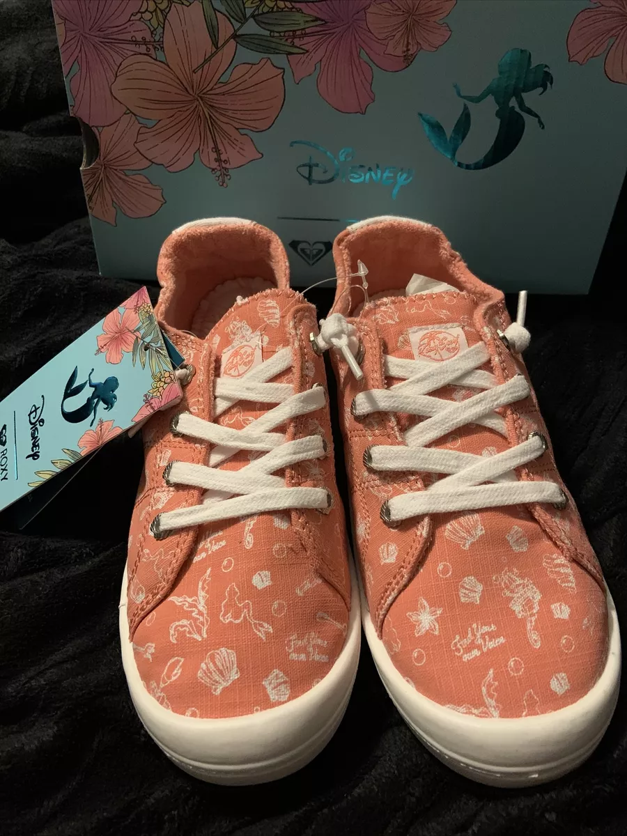 Roxy Kids RG Bayshore lll Little Mermaid Slip On Sneaker Size 12