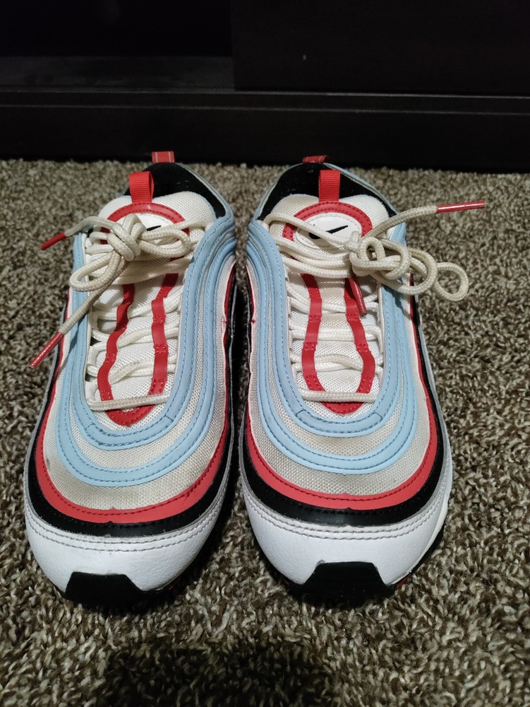 Nike Air Max 97 Gundam Inspired Sneakers in White and Red