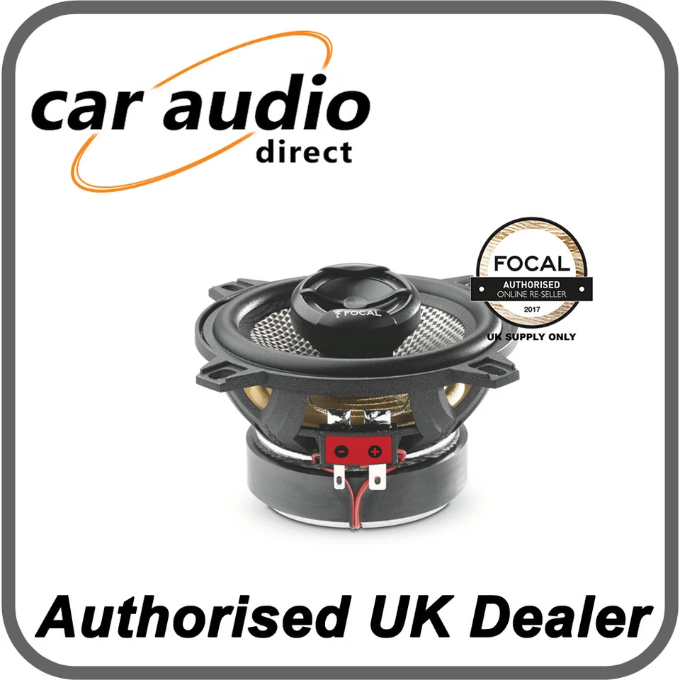 Focal Access 100AC 80 Watts 100mm 4" 2 Way Coaxial Car Door Quality Speakers - Image 3 of 3