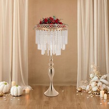 31.49'' Tall Flower Holder for Wedding Crystal Flower Stand, Weddings Decoration