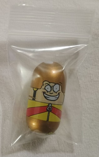 MIGHTY BEANZ LIMITED EDITION METALLIC GOLD CANNONBALL BEAN #13 GOLD 2004 VERSION - Picture 3 of 4