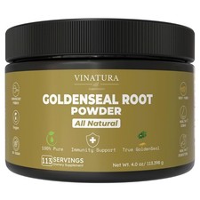 Goldenseal Root Powder - 4 oz, 113 Servings *USA Made & Tested* Pure Natural