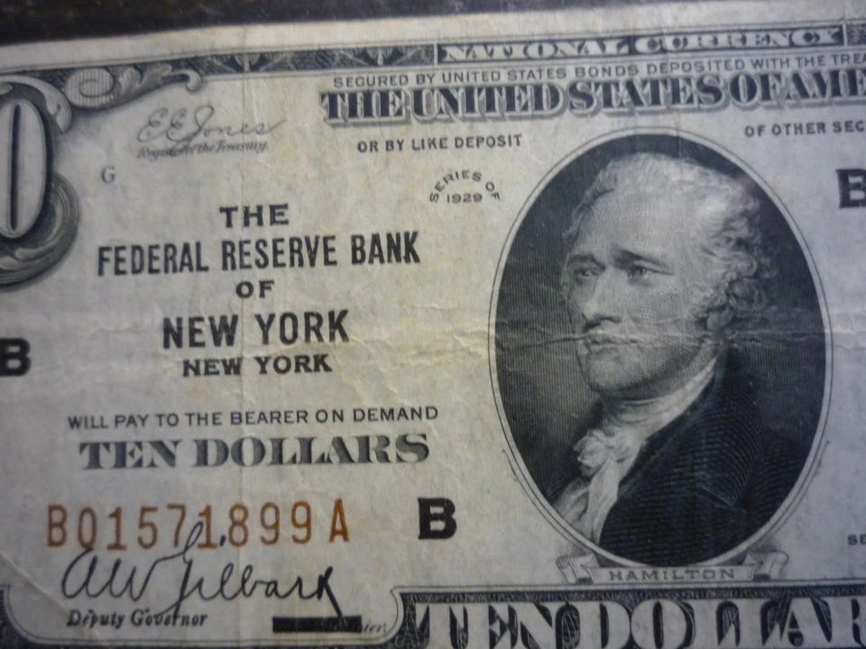 1929- LOOKS NEW!(AU OR HIGHER?) $10 U.S. RESERVE( ENCAPSULATED) NOTE-BEAUTY!!!! - Image 4 of 4