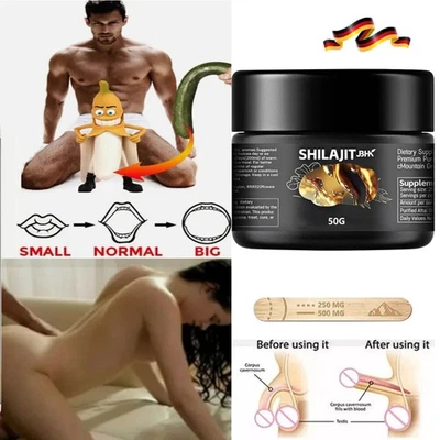 MARKENLOS Himalaya Shilajit Resin 50g Fulvinsäure Huminsäure Mineralien 100% Rein DE