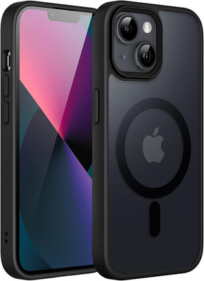Jetech Magnet Hülle für iPhone 13 6,1 Zoll Kompatibel mit Magsafe, Transluzent