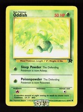 Pokemon Oddish 63/82 LP Unlimited Team Rocket