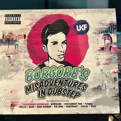 Borgore   Misadventures in Dubstep CD 2-disc 2012 UKF DNB Drum and Bass Sealed