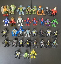 Fisher Price Imaginext Mixed Lot Of 35 Figures Batman TMNT Marvel Power Rangers