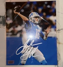 NFL QB Jared Goff Signed Photo Autographed 8x10 Detroit Lions W/ COA