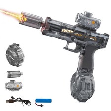 Electric Water Gun for Kids Adults,Water Blaster Squirt Guns with Flashing Mu...