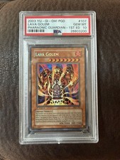 PSA 10 Lava Golem PGD-107 Pharaonic Guardian 1st Ed North American Gem Mint