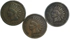 1899 1904 and 1908 Indian Head Penny Cent Coin Lot FF8