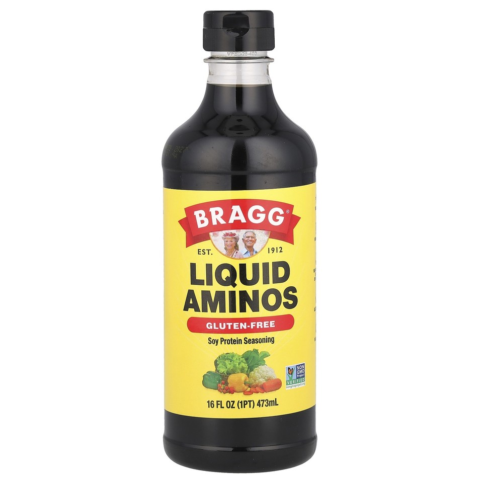 Liquid Aminos, Soy Protein Seasoning, 16 fl oz (473 ml)
