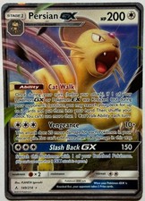 Persian GX 149/214 Holo GX Rare Unbroken Bonds Pokemon Near Mint