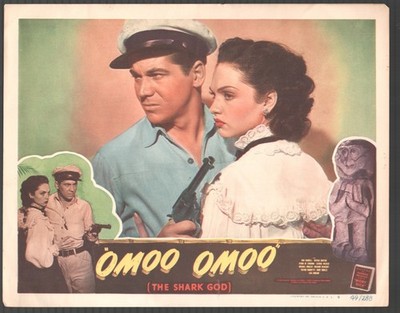 Omoo Omoo The Shark God 11''x14'' Lobby Card #4  Devera Burton Trevor Bardette
