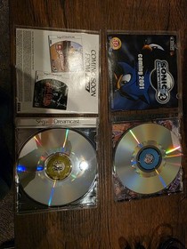 Sega Dreamcast HKT-3020 Console with 2 Controllers, Memory Card, 3 Ganes