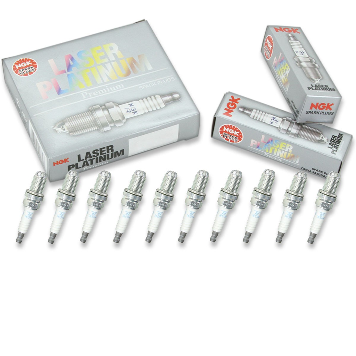 10 pc NGK 3199 BKR6EQUP Laser Platinum Spark Plugs for PK20TT IK20TT FR7DQP ru