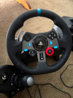 Logitech G29 Racing Wheel w/ Pedals & Paddle Shifters, Wired for PS4 PC
