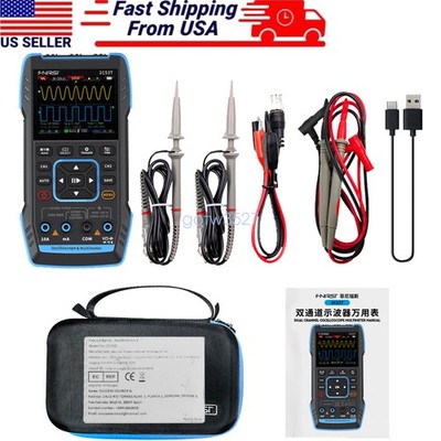FNIRSI 2C53T Handheld Digital Mini Oscilloscope Multimeter Signal Generator US