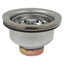 PERFECT PUTTY 59-3120 SS, Zinc,Basket Strainer,4-1/2in 415F48