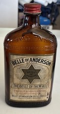 Vintage 1934 Belle Of Anderson Pint Whiskey B...