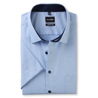 Olymp Luxor Comfort Fit Herren Businesshemd Kurzarm Blau 141312 10