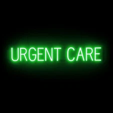 SpellBrite URGENT CARE Sign | Neon Sign Look, LED Light | 40.8" x 6.3"