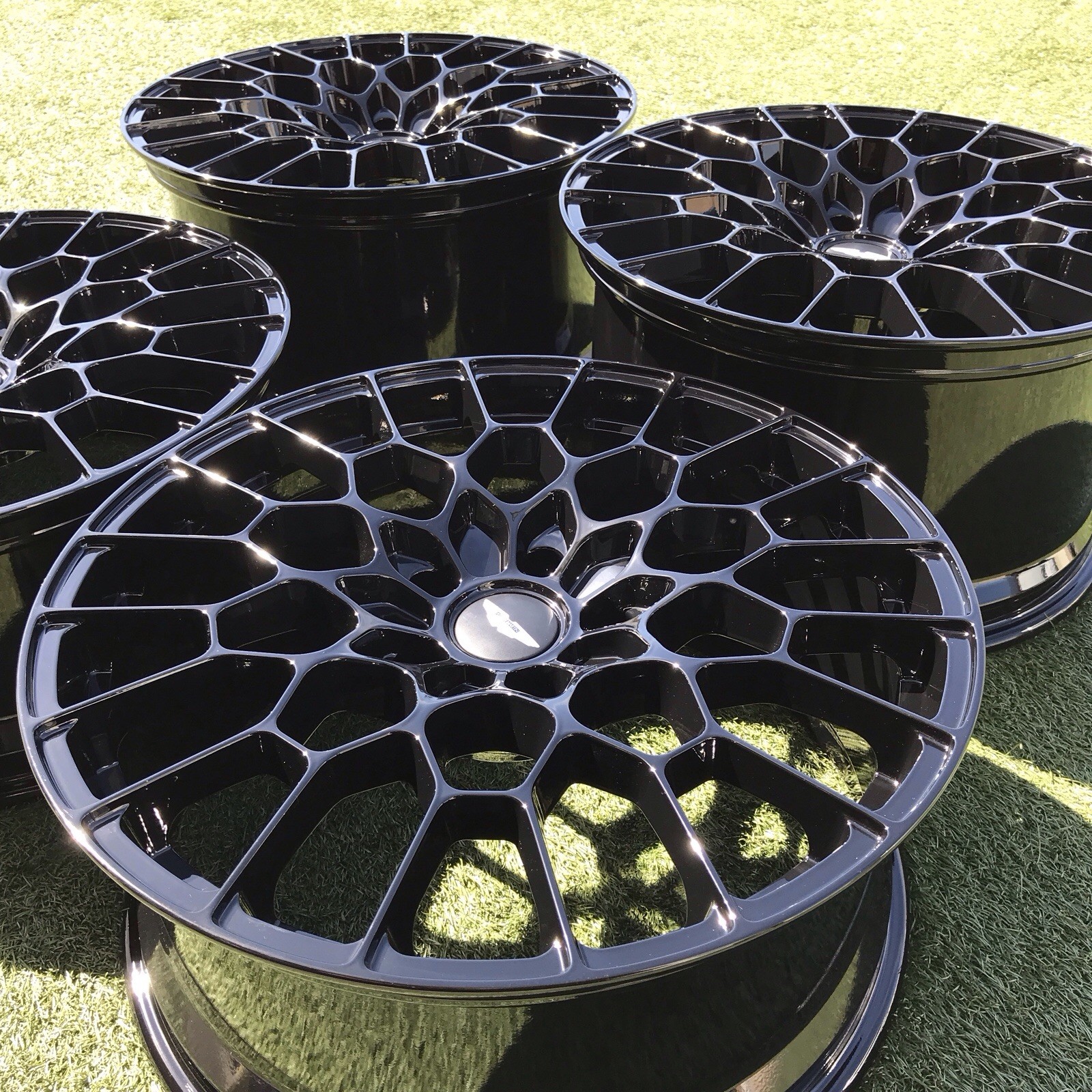 21 ASTON MARTIN FORGED RIMS DBS 770 ULTIMATE PY731007AA BLACK EOM FACTORY