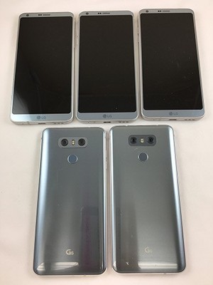 5 LG G6 H871 (H872) T-Mobile Smartphone  GOOD Lot (Platinum)