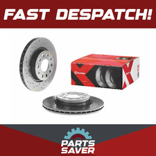 2x Brake Discs Pair Vented fits SEAT LEON 1P1 Front 05 to 12 280mm Set Brembo