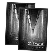 22.375X34 Poster Frame 2 Pack, Poster Frames 22.375 x 34 22.375x34 2Pack Black