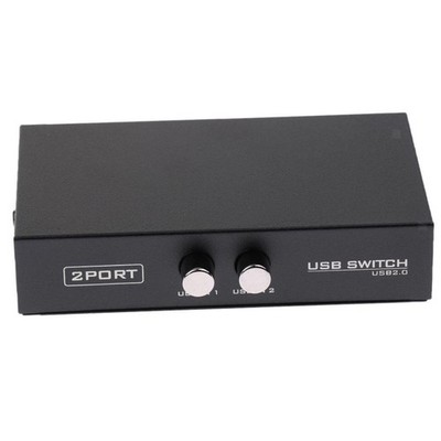 USB 2.0 Sharing-Switch 2-Port-Hub-Adapter für PC-Scanner-Drucker