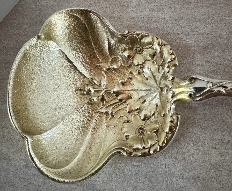 GORHAM SERIE H #86 ART NOUVEAU ARENA FUNDIDA ESTERLINA GW CUENCO CUCHARA BAYAS C. 1905 Foto 3 de 4