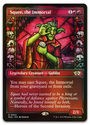 squee mtg cards Squee, the Immortal #22 (Foil) (NM) March of the Machine MUL Magic MTG