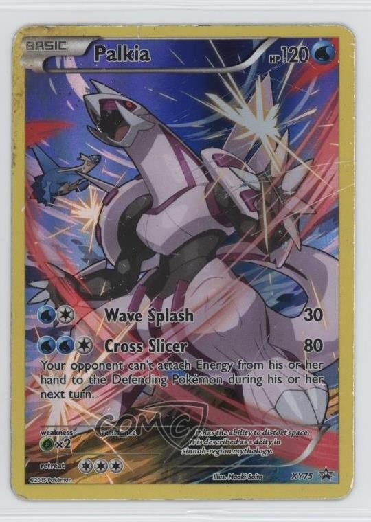 Full Art - Palkia Pokémon XY Black Star Promo #XY75