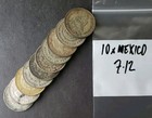 Lot of 10 Mexico One Peso 10% Silver Coins — photo 2