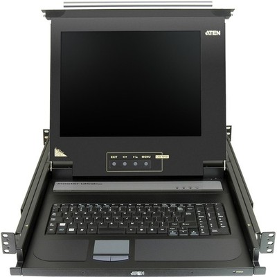 Aten 17'' Single-Rail LCD Integrated Console-TAA Compliant