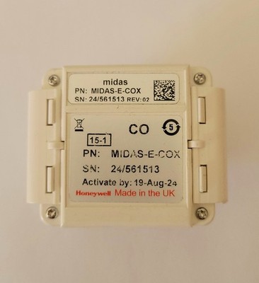 Honeywell - MIDAS CO (MIDAS-E-COX) Sensor. Brand new, full 2 year life span