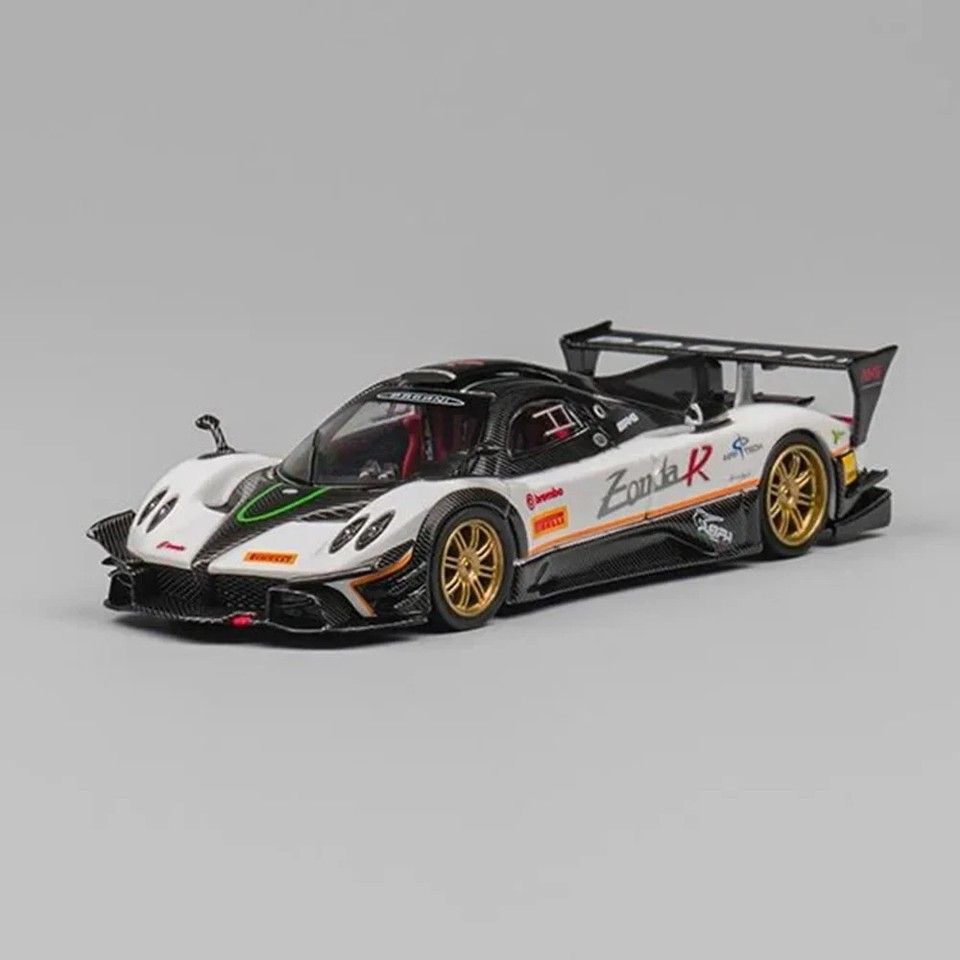 CM Model 1:64 Pagani Zonda R White - with extra wheels | eBay