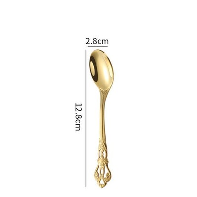 4 Stück Gold für Servierlöffel mehrere Größen für die Küche